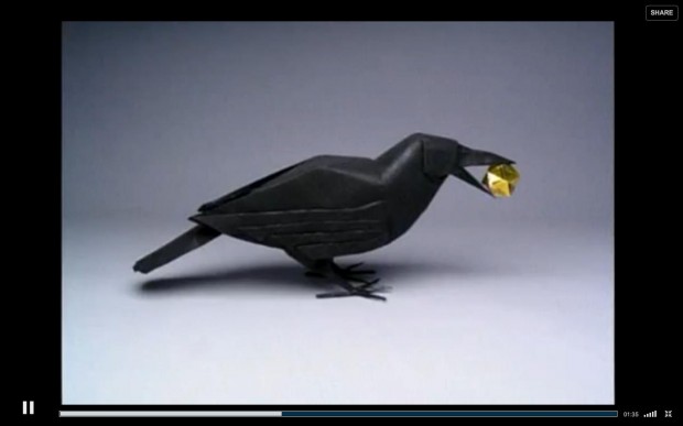 origami crow