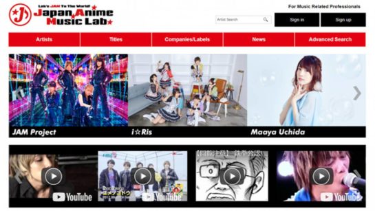 THE JAPAN ANIME MUSIC LAB, WEBSITE SPOTLIGHTS THE VIRTUAL YOUTUBER
